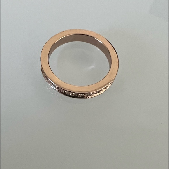 gold platted jewelry necklace, earrings, and rings - Picture 6 of 6